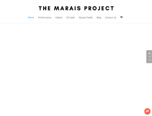 Tablet Screenshot of maraisproject.com.au